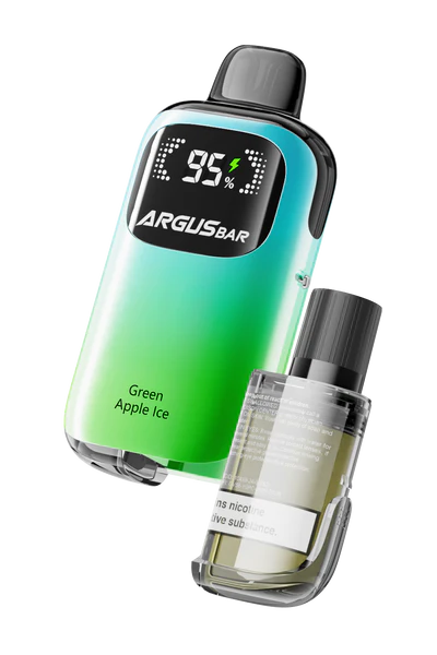 Green Apple Ice Voopoo Argus Bar Prime Disposable Vape Kit 